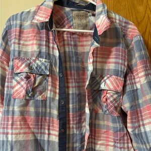 Men’s Guess Plaid Shirt Size Large
